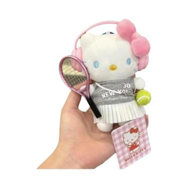 Imagem de Amuletos de bolsa Hello Kitty, brinquedos de pelúcia, chaveiros, amule