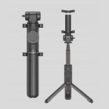 Imagem de Bastão De Selfie Stick Baseus Tripé Retrátil Com Controle Remoto Bluet