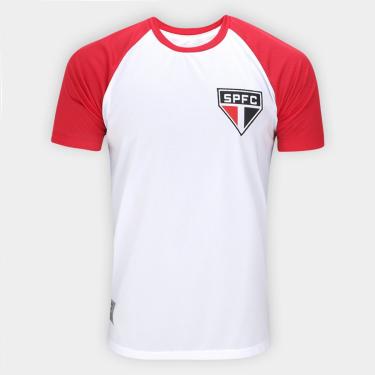 Imagem de Camiseta Raglan São Paulo RetrôMania Basic Masculina-Masculino