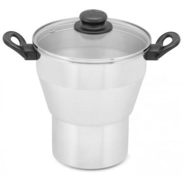 Imagem de Cuscuzeiro Conico 18 Polido Tampa Vidro Classic Panelux, UNICA