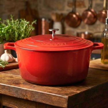 Imagem de Caçarola Antiaderente Cerâmica Com Tampa Mimo Style Cook Chef 28cm Ver