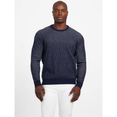 Imagem de Suéter de Tricot Canelado Eco Azul Marinho-Masculino