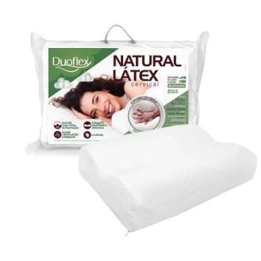 Imagem de Travesseiro Natural Latex Cervical 50 x 70 - Duoflex, UNICA