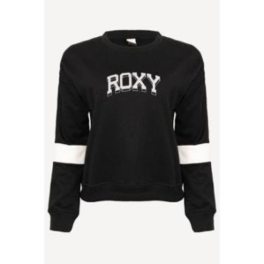 Imagem de Moletom Roxy Care Arc Preto Moletom Roxy Care Arc Preto-Preto-G-Feminino