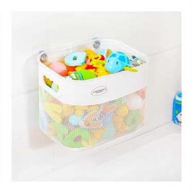 Imagem de Armazenamento de brinquedos de banho Ligereza Quick Scoop Baby Mesh Wh