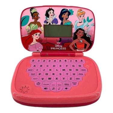 Imagem de Laptop Infantil 54012 Educativo e Bilíngue com Tema Princesas Roxo Candide