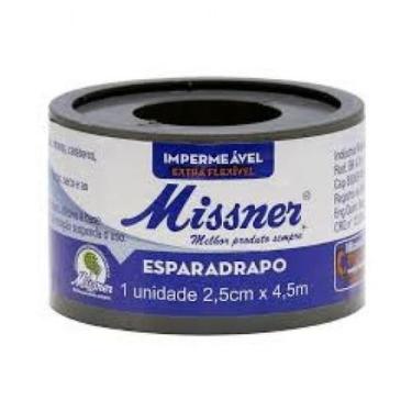 Imagem de Esparadrapo Impermeável Missner 2,5cm x 4,5m MARCAS DIVERSAS