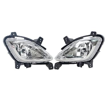 Imagem de JESYMBX Para Hyundai I10 2011 2012 2013-2017 92201-0x1009220-0x100 DRL pára-choques dianteiro lâmpada de neblina diurna lâmpada de farol 1 par lado esquerdo e direito (motorista e passageiro)