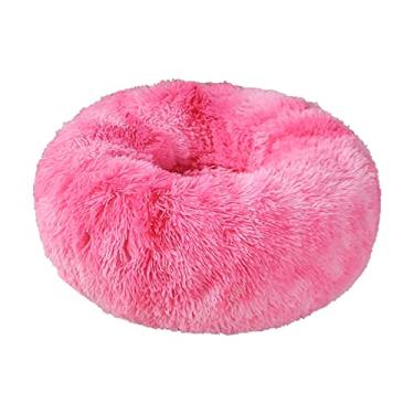 Imagem de Camas de cachorro calmante cama de cachorro donut fofo carinho cama de gato donut redonda cama de animal de estimação para gatos e cães pequenos aconchegante macio interior gato cama almofada de animal de estimação, 9, XXG