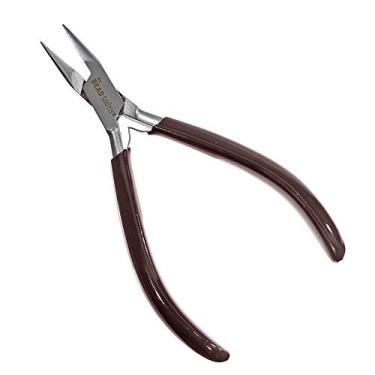 Imagem de Craft County Alicate de nariz de corrente Comfort Grip – para dobrar arame, fechar pontas de contas, manipular anéis de salto e formar laços regulares