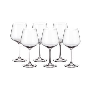 Imagem de Conjunto de Taças para Vinho Burgundy Bohemia Strix 600ml - 6 Peças