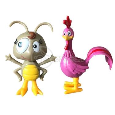 Imagem de Kit 4 Bonecos Galinha Pintadinha E Sua Turma