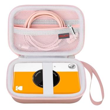 Imagem de Elonbo Estojo de transporte para câmera KODAK Printomatic digital de impressão instantânea, bolsa de armazenamento portátil para impressora fotográfica Bluetooth, bolsa de malha para papel fotográfico
