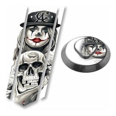 Imagem de Adesivo Resinado Gravata E Bocal Cg 150 - Gv 134 Branco - Resitank