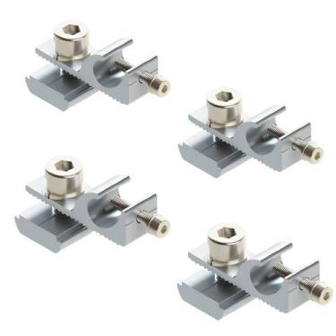 Imagem de Conector Grampo Aterramento Para Energia Solar Ssm - 04 pçs - GB ELETR
