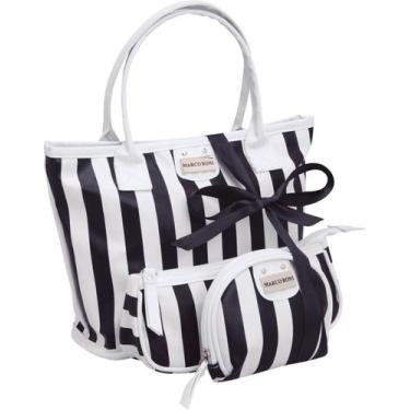 Imagem de Kit com 3 necessaire black and white marco boni