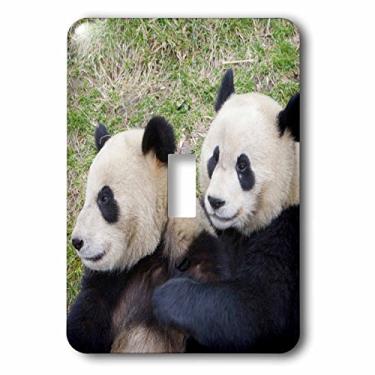 Imagem de 3dRose lsp_132358_1 China, Wolong Reserve, Gigant Panda Bears Hugging As07 Aga0013 Alice Garland Interruptor único