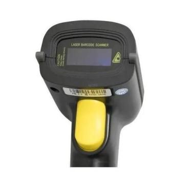 Imagem de Leitor Wireless Scanner Código Barra Laser Sem Fio Usb - Luogão