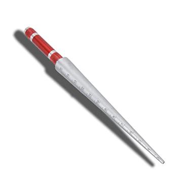 Imagem de Medidor de solda por abertura, medidor cônico de aço inoxidável, ferramenta de medição de inspeção de diâmetro interno de 3 a 15 mm