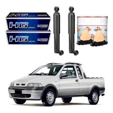 Imagem de Kit Amortecedor Traseiro Strada 1.8 2003 A 2004 - Nakata