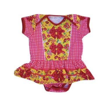 Imagem de Body Bebê Com Sainha Temático Estampado Festa Junina - Calupa, P