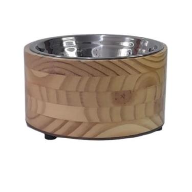 Imagem de Comedouro e Bebedouro Individual Redondo Pet Tamanho P Com 1 Tijela de