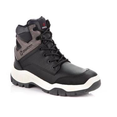 Imagem de Bota de Segurança de Amarrar Bracol Horizon Maag Preta Couro Hidrofuga