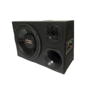 Imagem de Caixa Trio Amplificada 12 Polegadas Sturdy 400 Watts Rms Black, Preto
