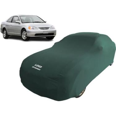 Imagem de Capa Em Tecido Para Carro Honda Civic 2002 G7 - Mz, Verde