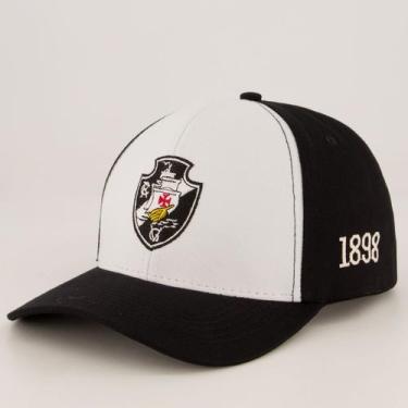 Imagem de Boné Vasco Preto e Branco - DWJ, Único