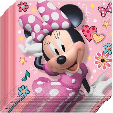 Imagem de Guardanapos de almoço Minnie Mouse da Disney - 16 unidades, guardanapos de papel de qualidade premium e design adorável - perfeitos para aniversários e celebrações