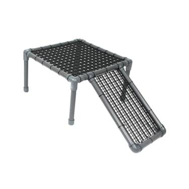 Imagem de WeiLaiKeQi Plataforma de aquecimento para tartarugas, plataforma de escalada, terraço, tanque de répteis, escada, rampa para tartarugas, animais semi-aquáticos, a