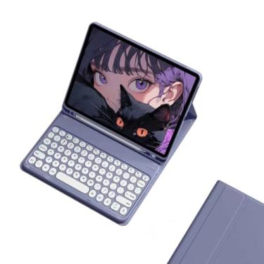 Imagem de Capa Para Tablet com Tampa Redonda e Teclado iPad 7ª/8ª/9ª Geração 10.2 Polegadas iPad Air3 iPad Pro10.5 Polegadas
