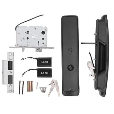 Imagem de Fechadura inteligente de porta com impressão digital Vomeko, fechadura automática com impressão digital, controle remoto 360 ° Fechadura automática completa com impressão digital