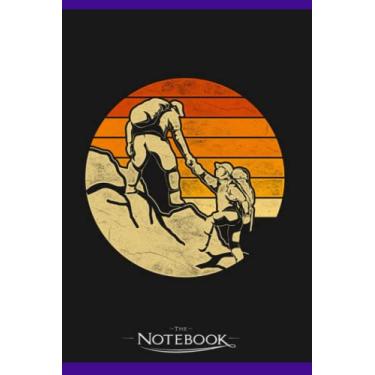 Imagem de Notebook: Retro Hiker Nature Hike Lover Outdoor Hiking: Notebook Diary, Lined College Ruled Paper| Planner, 6x9, 120 Lined Pages College Ruled Paper