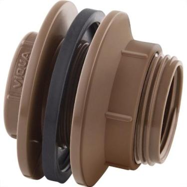 Imagem de Adaptador Soldavel Com Flange Viqua 50Mm X 1.1/2'' - Kit C/2 Pecas