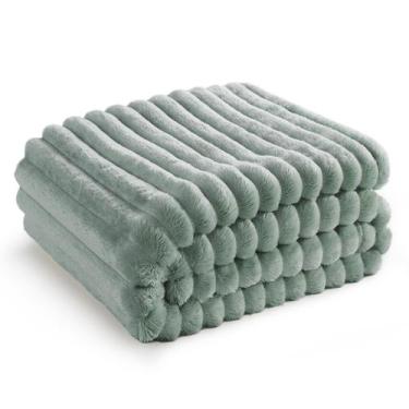 Imagem de Cobertor Throw Bedsure Sage Green GentleSoft Cozy - 130 x 150 cm