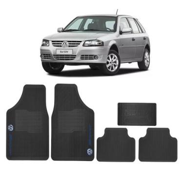 Imagem de Tapete Automotivo Carro Volkswagen Versátil Borracha 5 peças, GOL G4