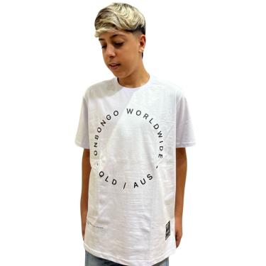 Imagem de Camiseta Masculina Onbongo Circle Branca ON096 Branco