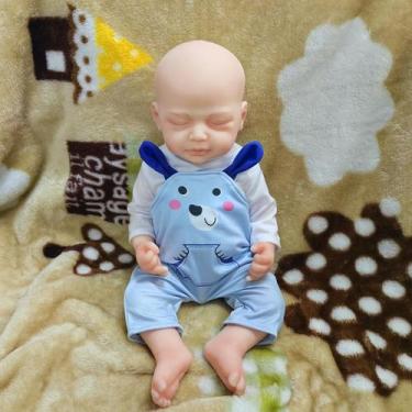 Imagem de Boneca Reborn AISITE Platinum Silicone - Bebê Menino de 18 Polegadas c