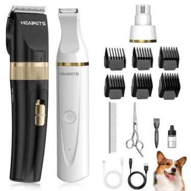 Imagem de Kit de Higiene HEAPETS para Cães - Aparador de Patas e Cabelo
