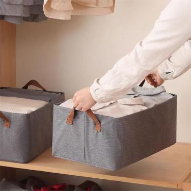 Imagem de Caixa Organizadora de roupas Dobrável Otimiza guarda roupas - Yaay