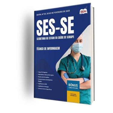 Imagem de Apostila SES-SE  - Técnico de Enfermagem - Apostilas Opção