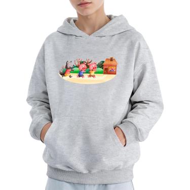 Imagem de Moletom Infantil Canguru Menino Estampa Casa Três Porquinhos-Masculino
