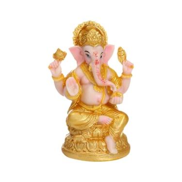 Imagem de Kuntesetty Elefante Figure Hindu Ganesha estátua colecionáveis ​​Obra de arte Ornamento escultura indiana para uma loja de desktop decoração de desktop
