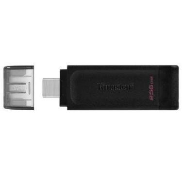 Imagem de Pendrive Kingston Datatraveler 70, 256gb, Usb-c 3.2 Gen 1 - Dt70/256gb