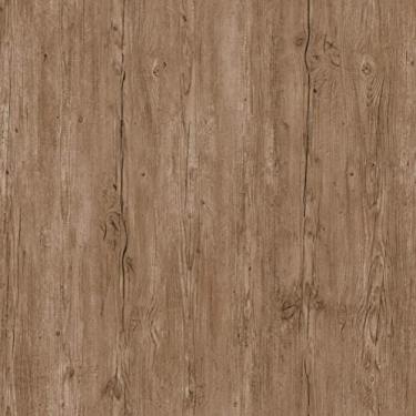 Imagem de CONCORD WALLCOVERINGS ™ Papel de parede de madeira para descascar e colar papel de parede de madeira rústica removível autoadesivo papel de parede temporário adesivo papel de parede marrom para escritório, 53 cm x 5 m. 28 metros quadrados, DC119077