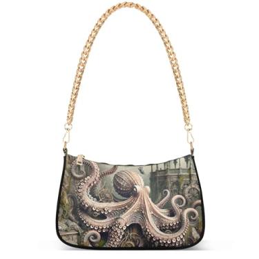 Imagem de Yellow Ducks on Blue Phone Wallet Purse Hobo Designer Bag Women Handbags Shoulder Strap Moon Ladies Shoulder Bag, Polvo vintage fantasia