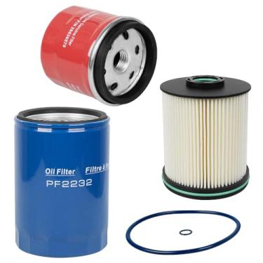 Imagem de AULDAY Kit De Motor Diesel Duramax 6,6 L - Tp1015 Pf2232 29539579 Filtro Combustível/Óleo/Transmissão Compatível Com Gmc/Chevy 2500Hd 3500Hd 2017-2019 Substitua 22937279 23456595 23304096 88917036 1