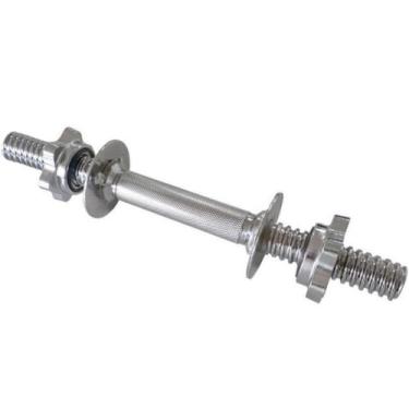 Imagem de Barra Cromada Maciça 30cm com Rosca e Aro Oneal